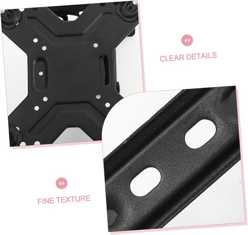 MAGICLULU 1set Wall Mount Tv Bracket for - Screens Rotating Monitor Holder for Living Bedroom Easy Installation Cold Rolled - Image 2