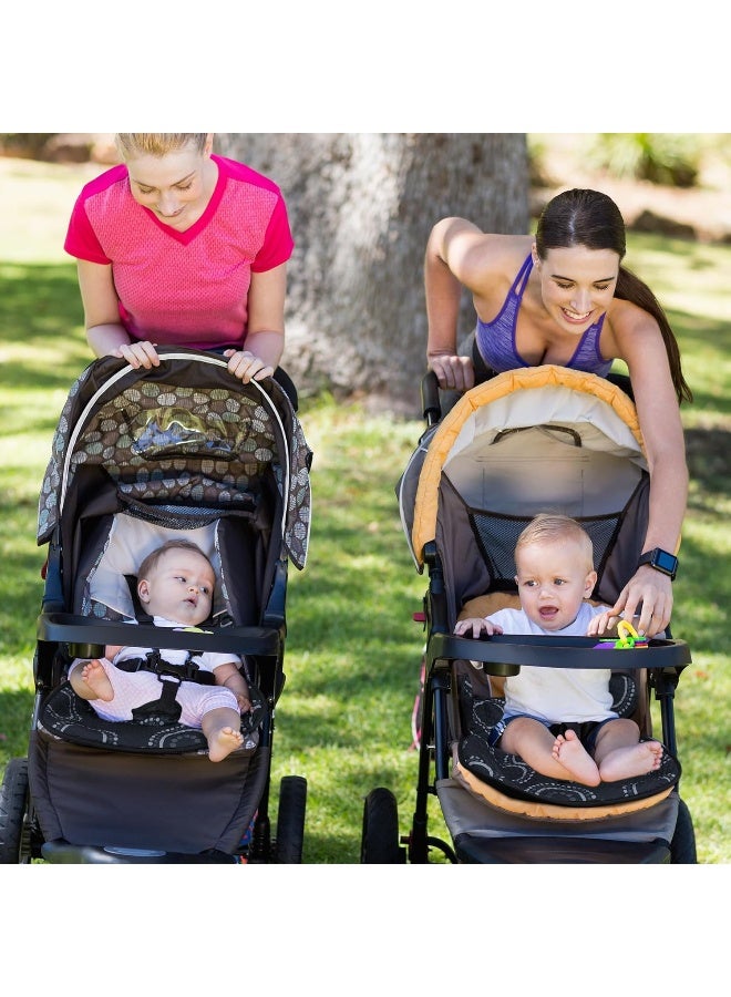 COOLBEBE Car Seat Protector for Potty Training, 2 Pack Dry Waterproof Car Seat Liner Toilet Training for Baby Infant Toddler, Piddle Pads Cover Car Seat Pad for Strollers & Carseat (Black,2PC) - Image 2