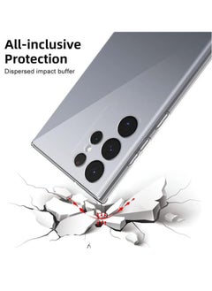 MIGOFAST S24 Ultra Case Clear Slim Thin Flexible TPU with Scratch-Resistant Gel Rubber Soft Silicone Protective Phone Case Cover Galaxy S24 Ultra Clear  - Image 2