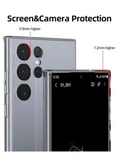 MIGOFAST S24 Ultra Case Clear Slim Thin Flexible TPU with Scratch-Resistant Gel Rubber Soft Silicone Protective Phone Case Cover Galaxy S24 Ultra Clear  - Image 3