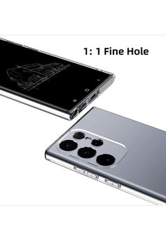 MIGOFAST S24 Ultra Case Clear Slim Thin Flexible TPU with Scratch-Resistant Gel Rubber Soft Silicone Protective Phone Case Cover Galaxy S24 Ultra Clear  - Image 5