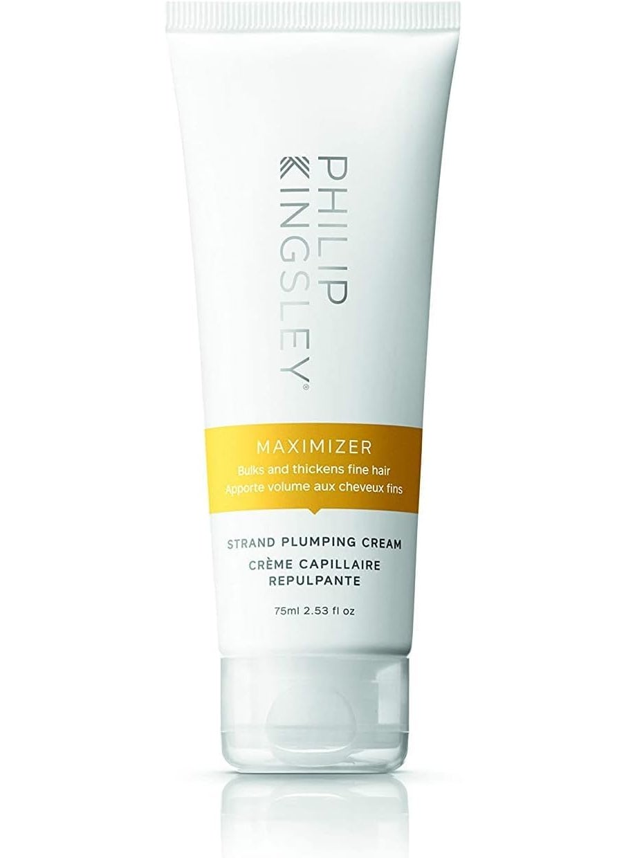 Philip Kingsley - PHILIP KINGSLEY  Maximizer Strand Plumping Cream  Volume for Hair Smoothing  Volumizing for Fine Flat Limp Flyaway Hair  Volumizer Adds Body and Shine  253oz - Image 1