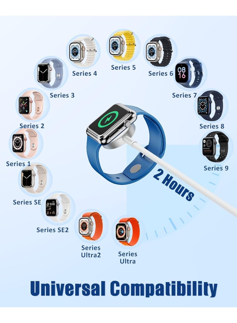 general for Apple Watch Charger Fast Charging,3 in 1 Multi Chargers Cable with 20W USB C Charger - Image 3