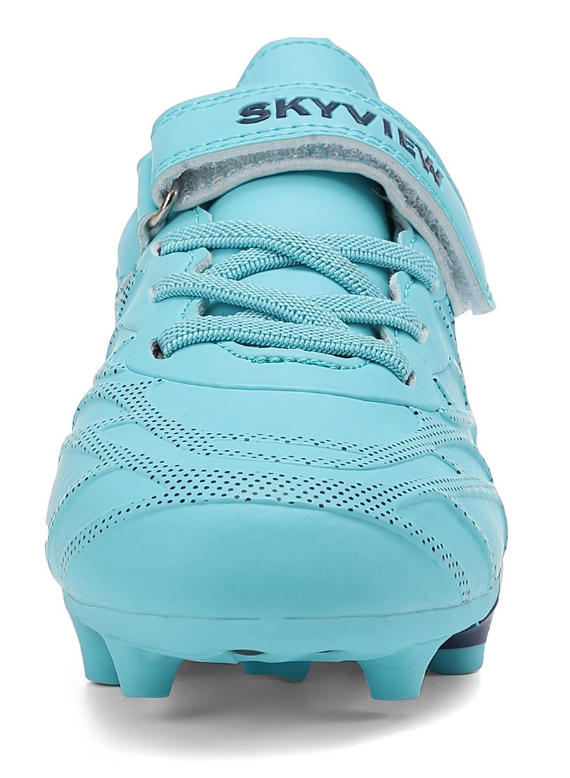 سكاي فيو أحذية كرة قدم SKY VIEW للأطفال للأرضيات الصلبة، أحذية رياضية للأولاد والبنات، أحذية كرة قدم خارجية خفيفة الوزن وجيدة التهوية، أحذية بيسبول FG/AG، أحذية كرة قدم للأطفال - Image 3