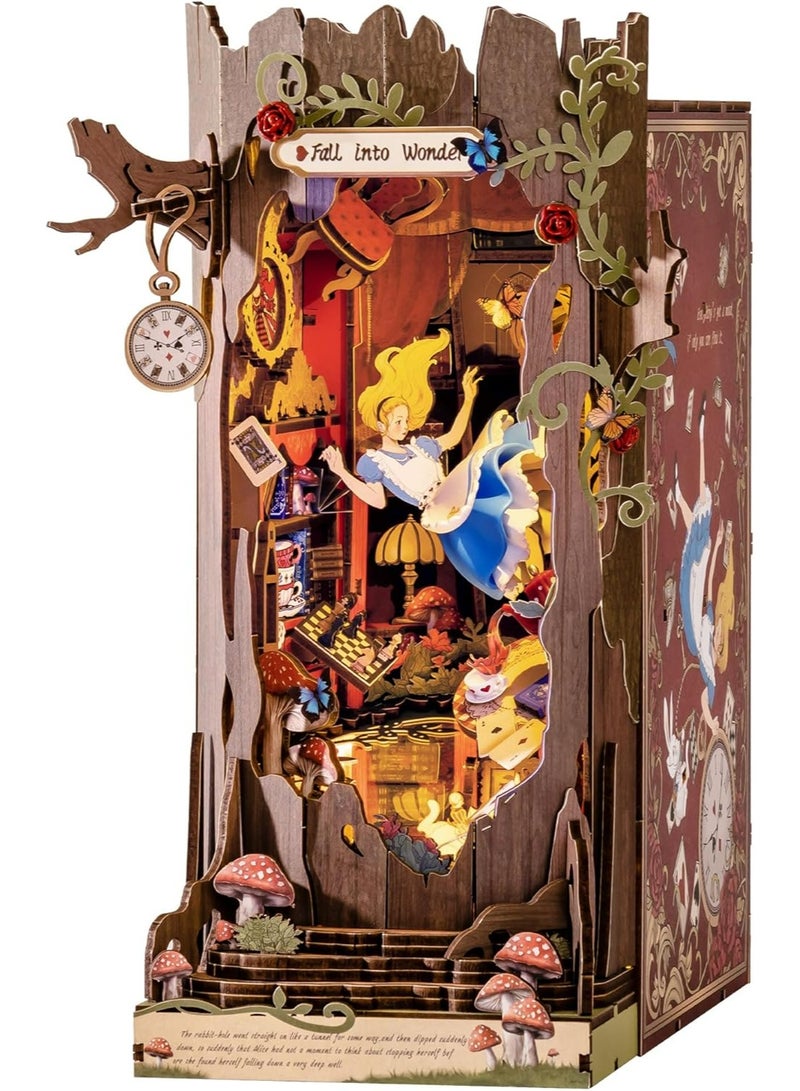 ROBOTIME Rolife Fall into Wonder DIY Book Nook Shelf Insert Kit TGB12 - Image 1