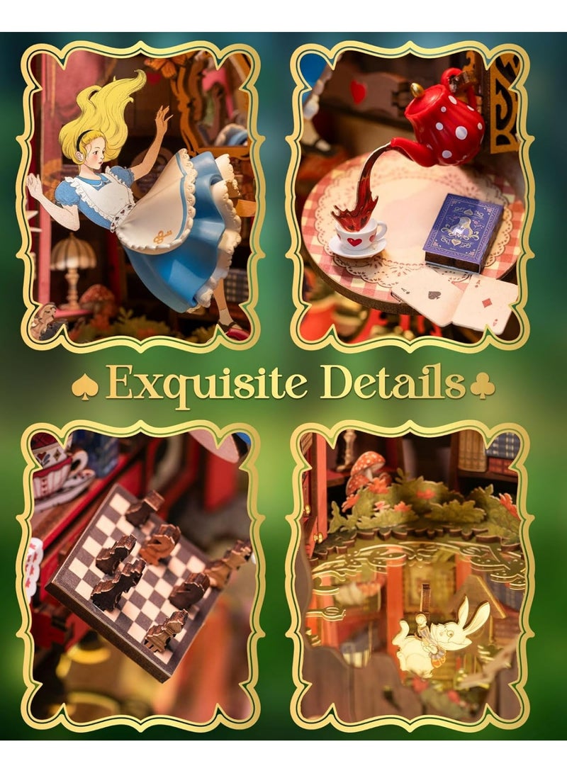 ROBOTIME Rolife Fall into Wonder DIY Book Nook Shelf Insert Kit TGB12 - Image 5