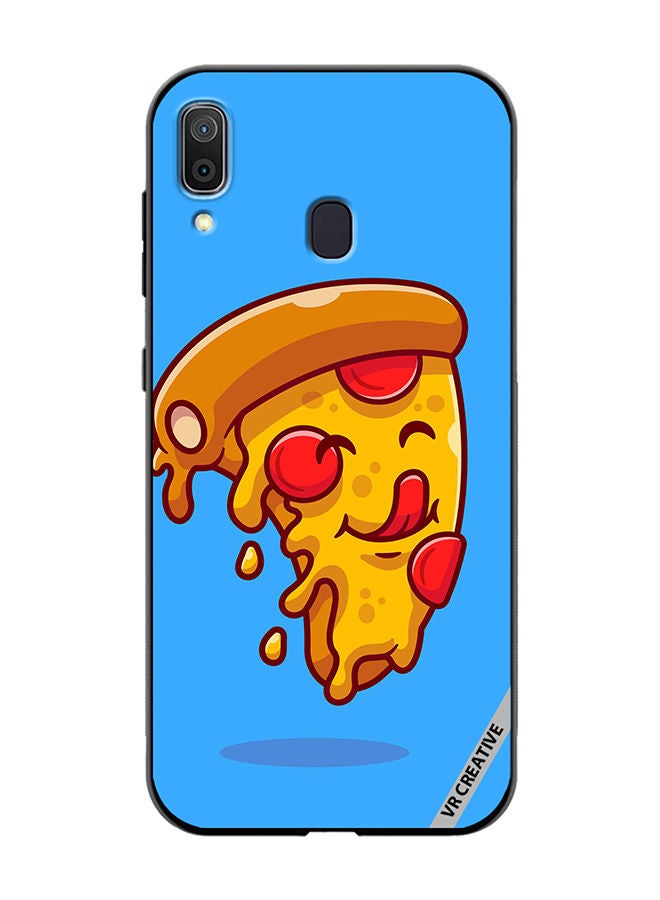 VR CREATIVE Protective Case Cover For Samsung Galaxy A30 Pizza Design Multicolour - Image 1