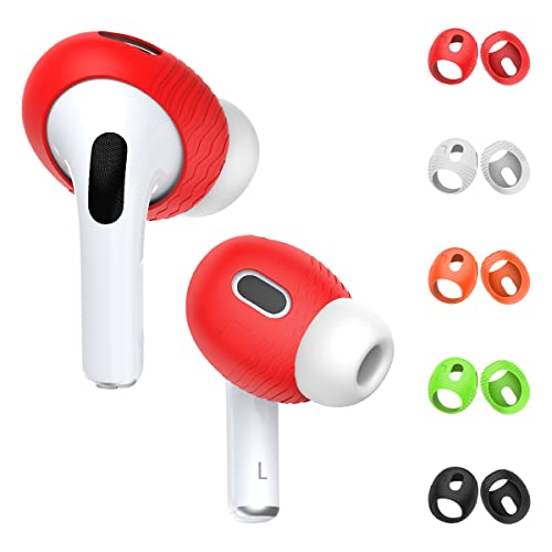 VOBRAMY (5 Pairs) for AirPods Pro 2 Ear Tips Covers[Fit in The Charging Case], Silicone Anti-Slip Ear Tips Cover for AirPods Pro 2nd Generation 2022 - Image 1