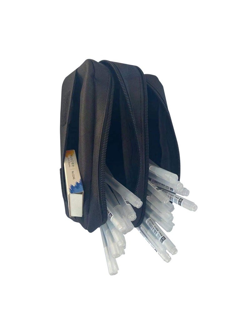 عام الكونية روبوت مزدوجة حقيبة قلم رصاص أسترو بوت مطبوعة حقيبة قلم رصاص حقيبة القرطاسية لطلاب المدارس الابتدائية والمتوسطة - Image 2