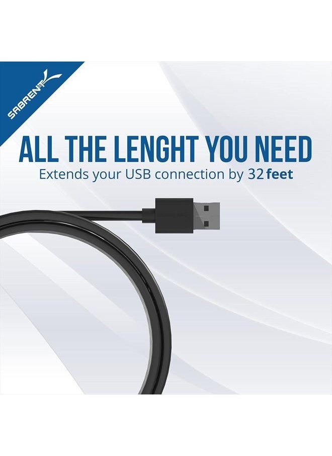 SABRENT - Sabrent 32-foot USB 2.0 Active Extension Cable (CB-USBXT) - Image 1