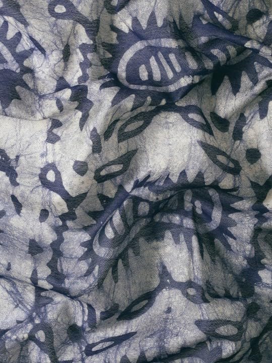 NK Textiles Women's Paisley Batik Block Print Navy Blue Colored Soft Mul Mul Cotton Saree with Blouse (3 DESIGNS) - Image 4