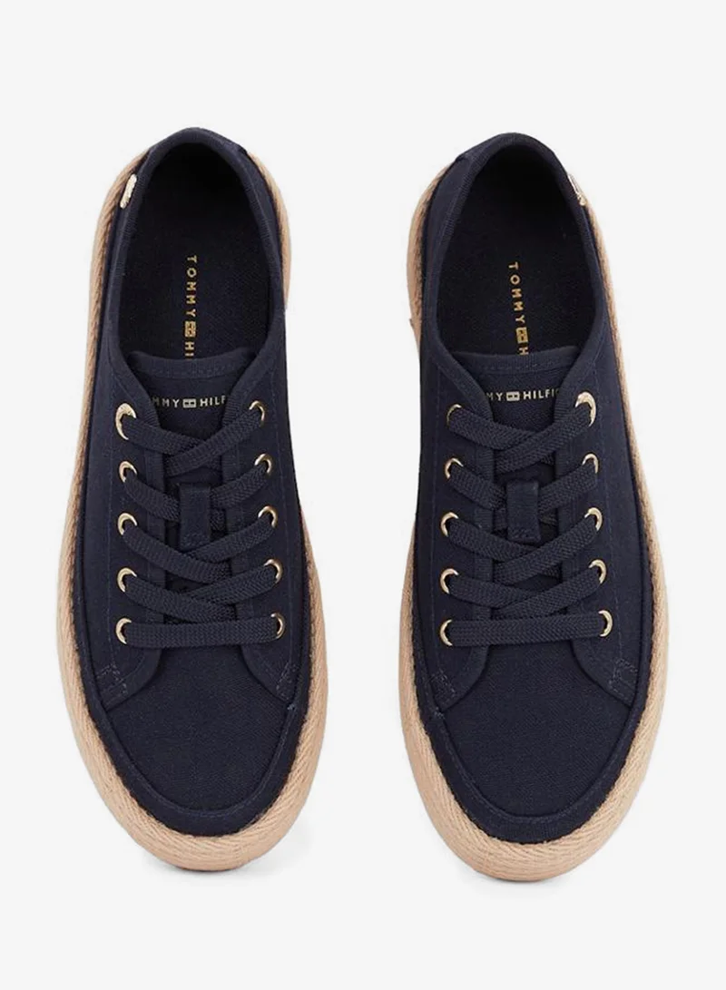 TOMMY HILFIGER VULCANISED ESPADRILLE TRAINERS