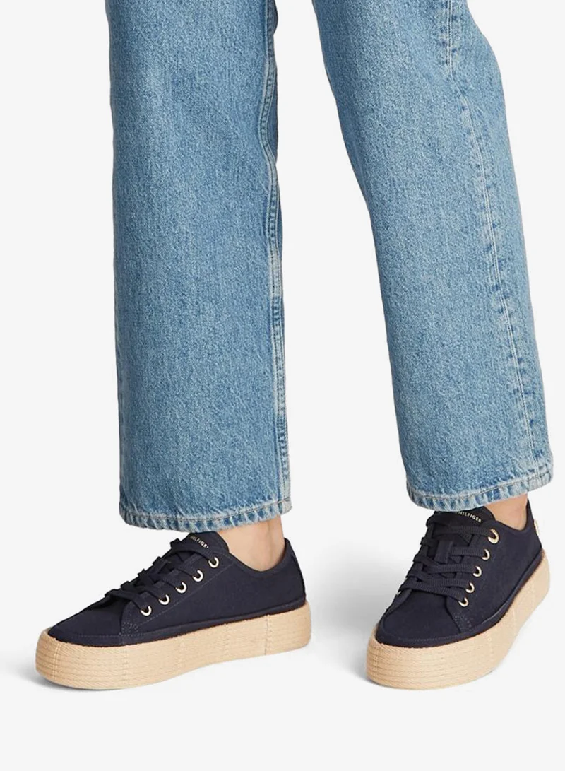TOMMY HILFIGER VULCANISED ESPADRILLE TRAINERS