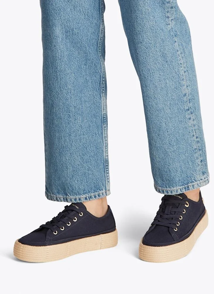 TOMMY HILFIGER VULCANISED ESPADRILLE TRAINERS