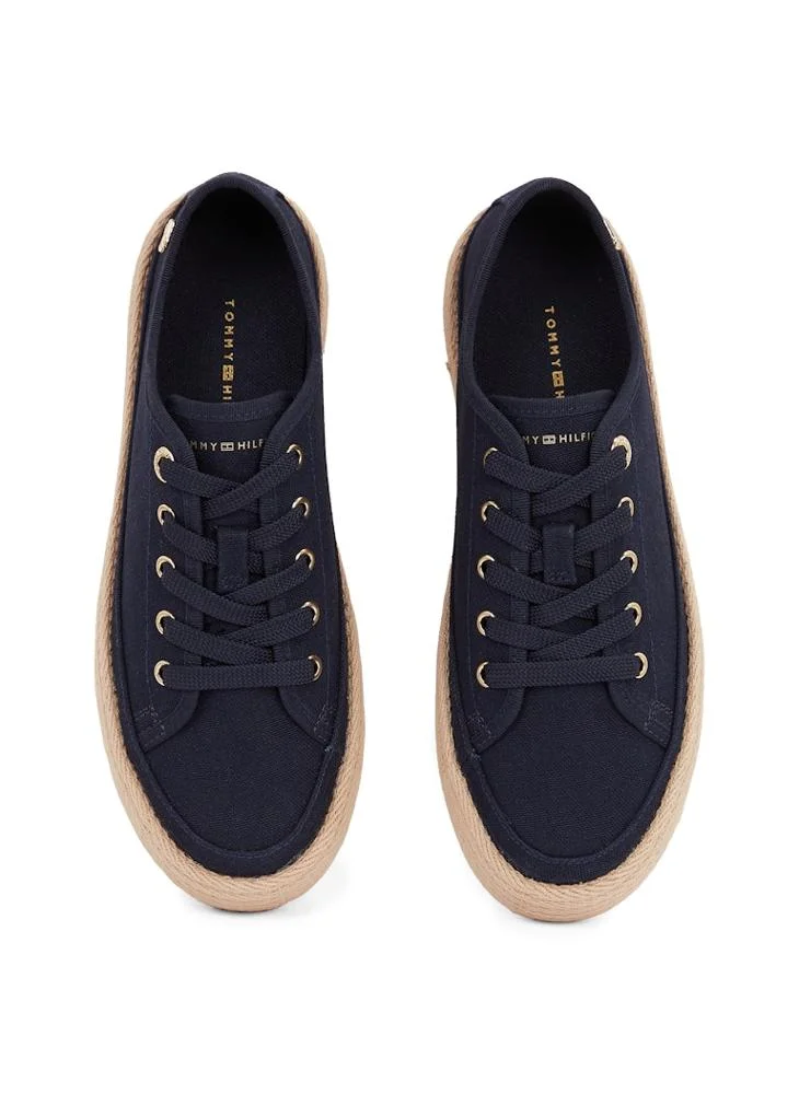 TOMMY HILFIGER VULCANISED ESPADRILLE TRAINERS
