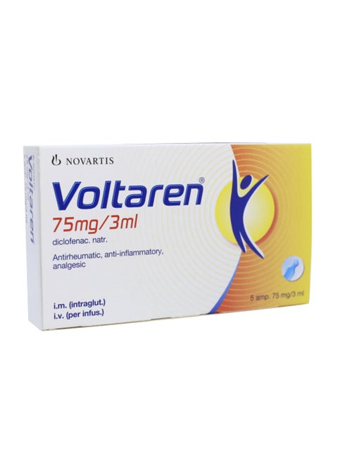 Voltaren Amps 75 Mg 5X3Ml