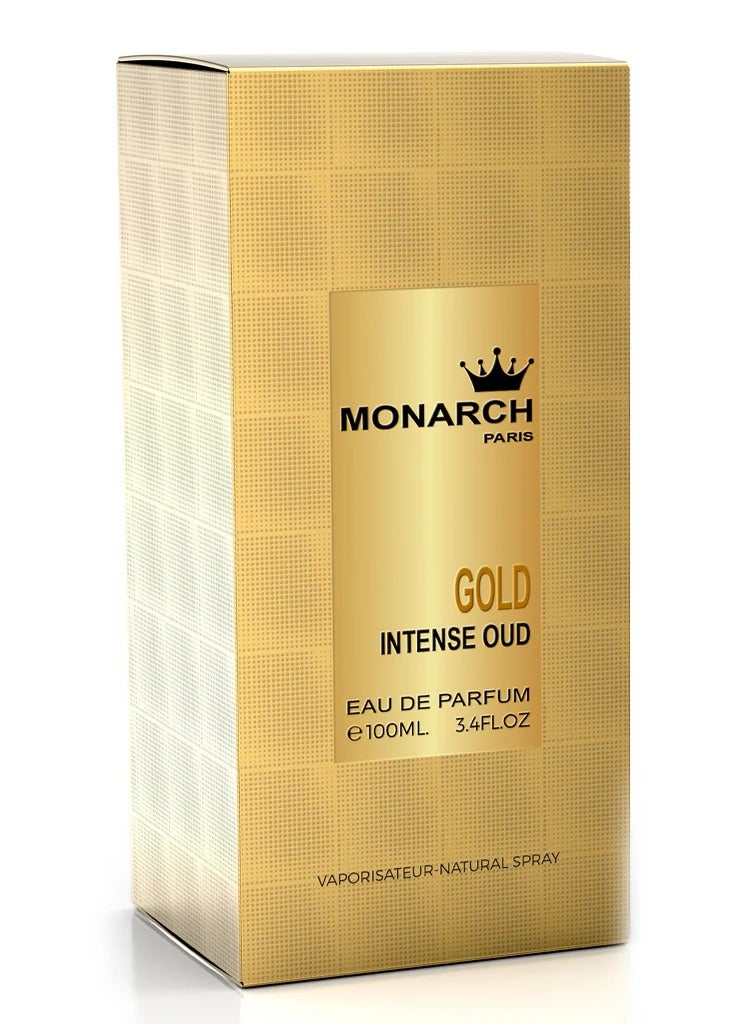 Milestone Monarch Paris Gold Intense Oud Eau De Parfum For Unisex - 100 ML - Image 2