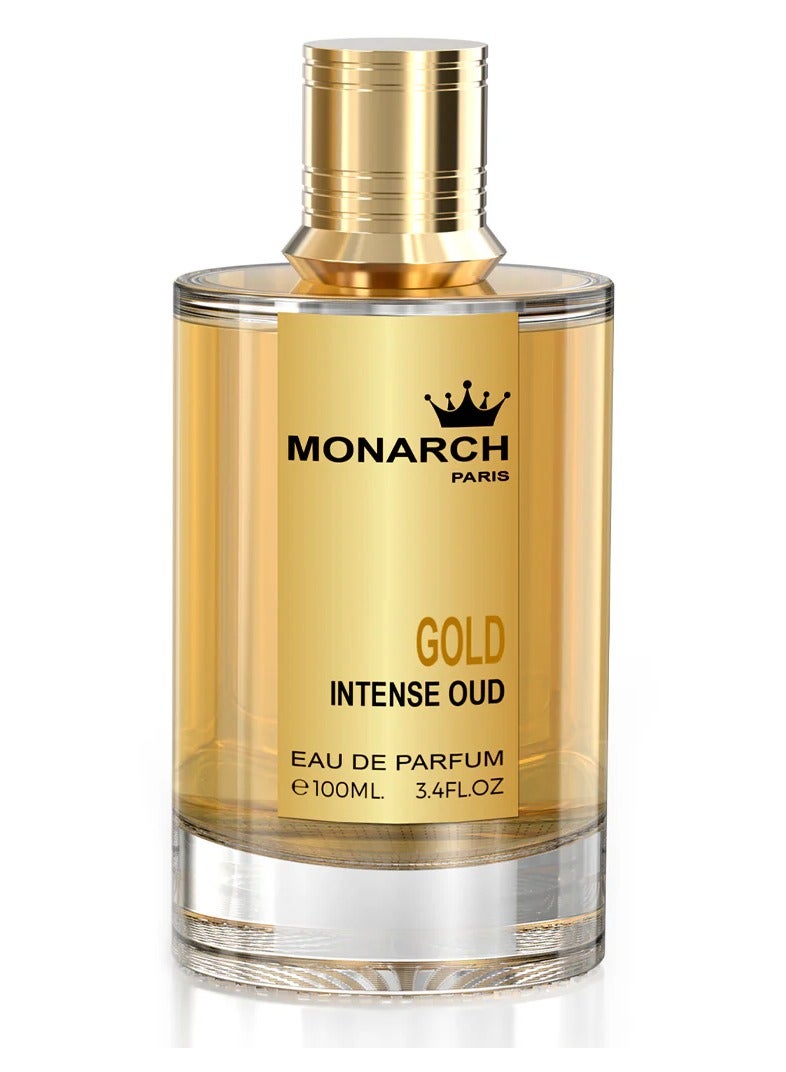 Milestone Monarch Paris Gold Intense Oud Eau De Parfum For Unisex - 100 ML - Image 3