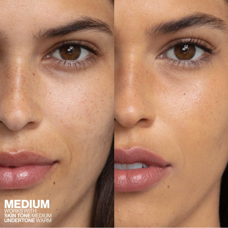 Smashbox Halo Healthy Glow All-In-One Tinted Moisturizer SPF 25 | Hydrating, Long Wearing, Tinted Moisturizer with SPF | Hyaluronic Acid, Medium - Image 2