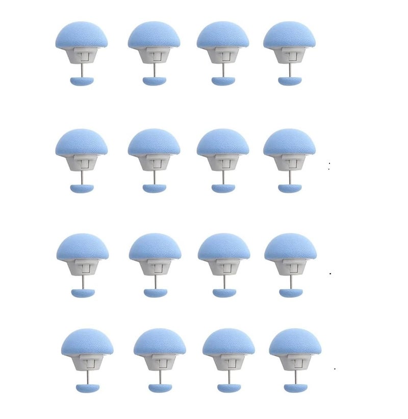 GALV Mushroom Shape Duvet Clips,Duvet pin Duvet Clips, Anti-Slip Duvet Snaps Cover Clips Prevent Shifting Duvet Comforter Inside Clips,Blanket Button Clip,Bed Sheet Clips(3x3 cm) (16, Multi) - Image 1