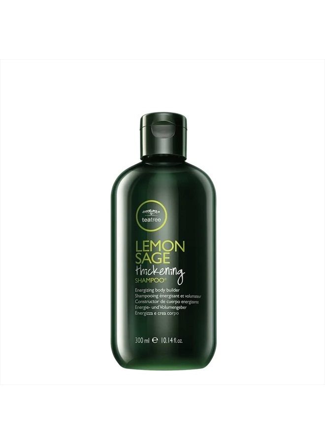 Paul Mitchell Tea Tree Lemon Sage Thickening Shampoo, Builds Body + Boosts Volume, For Fine Hair, 10.14 fl. oz. - Image 1