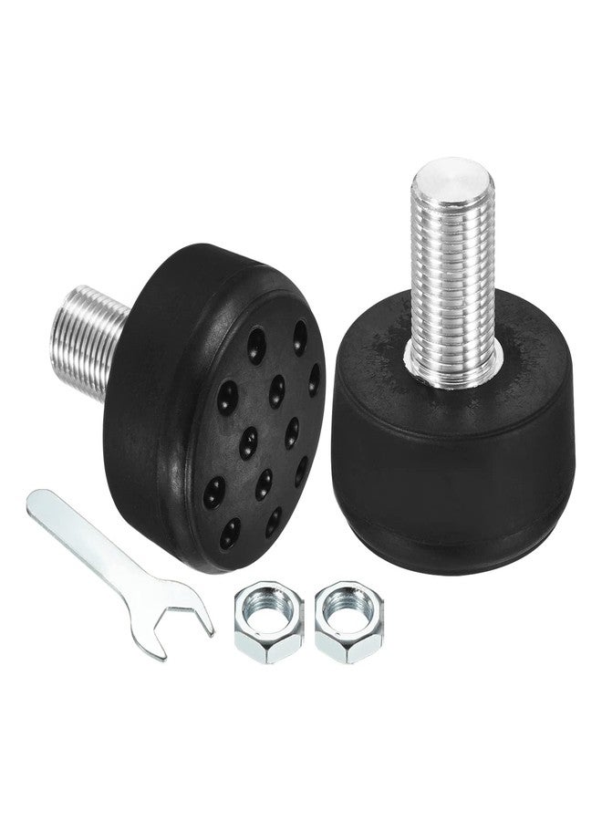 M METERXITY Roller Skate Stopper - Rubber Brake Block with Holes Toe Stops, Adjustable with Bolts, Apply to Roller Skate (0.6 Inch Dia Thread, Black) - Image 5