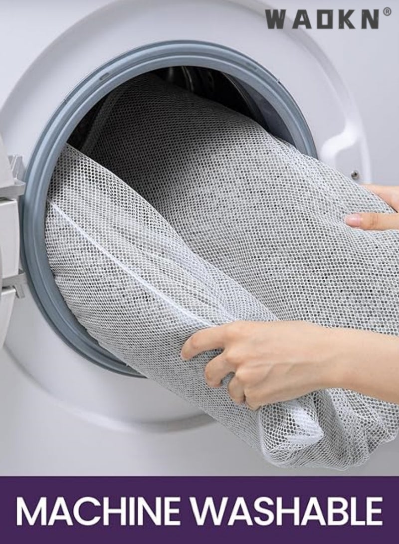 WAOKN Bathroom Rug Mat, Extra Soft and Absorbent Bath Rugs, Washable Non-Slip Carpet Mat for Bathroom Floor, Tub, Shower Room, 32"x20" - Image 5