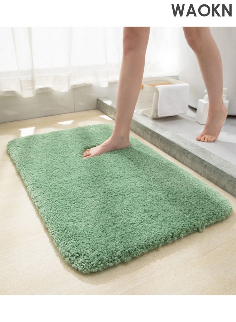 دبليو أيه أو كي أن حمام السجاد ، سوبر لينة ماصة السجاد حوض الاستحمام ، حمام الكلمة ، حوض استحمام ، دش يمكن غسلها المضادة للانزلاق ماتس 32 " X20 " - Image 3