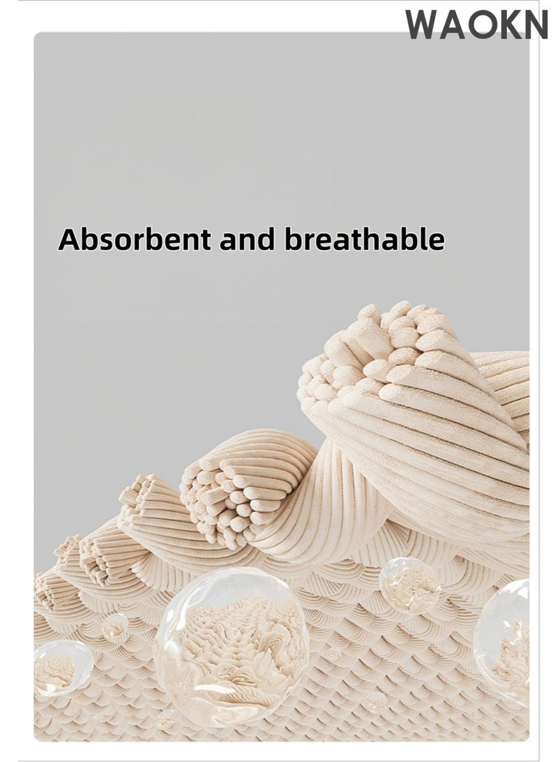 دبليو أيه أو كي أن حمام السجاد ، سوبر لينة ماصة السجاد حوض الاستحمام ، حمام الكلمة ، حوض استحمام ، دش يمكن غسلها المضادة للانزلاق ماتس 32 " X20 " - Image 2