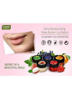 VAADI HERBALS Assorted Lip Balms, 10G (Pack Of 5) 100% Natural Lip Balms| For Dry & Chapped Lips | 24Hr Hydration |  - Image 4