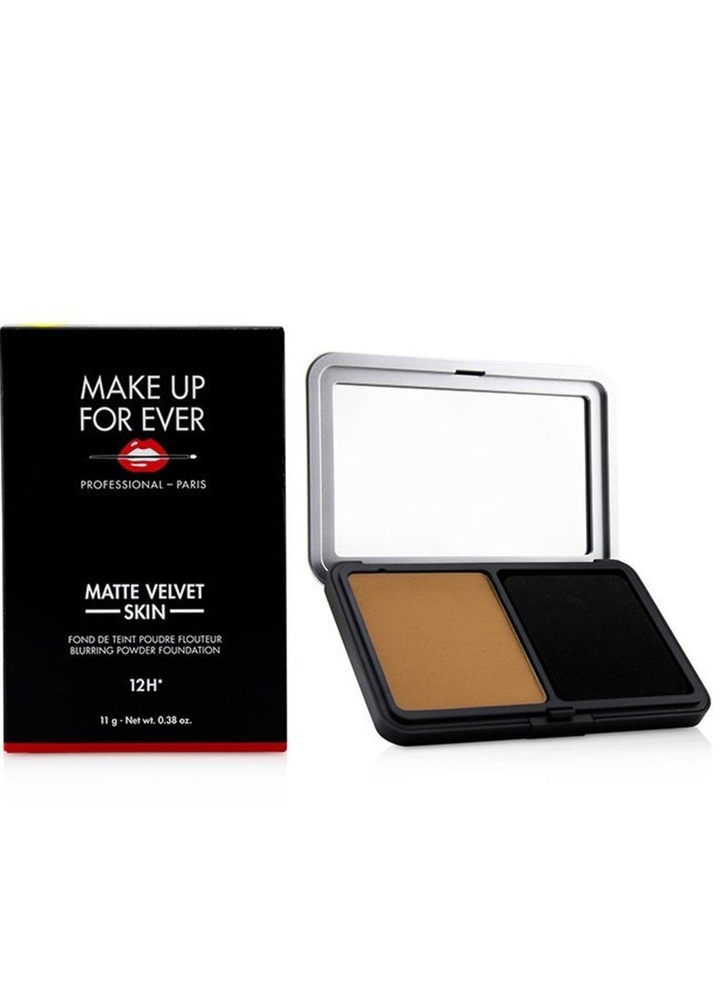 MAKE UP FOR EVER Matte Velvet Skin Blurring Powder Foundation- Y415 Almond, 11g