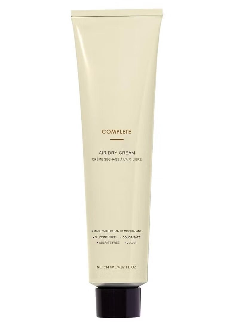 COMPLETE Air Dry Cream, Air Dry Cream for Hair - Frizz-Free Formula for Natural, Effortless Air-Dried Hair with Soft Hold 4.97fl oz - Image 1