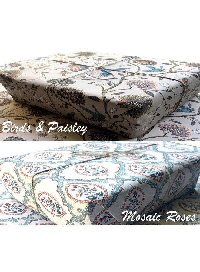 aakar, Pack Of 6, Gift Wrapping Paper Sheet, Gift Paper - New Florals,Multicolor - Image 4
