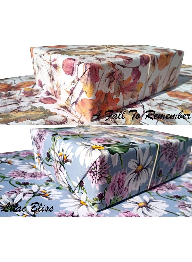 aakar, Pack Of 6, Gift Wrapping Paper Sheet, Gift Paper - New Florals,Multicolor - Image 2
