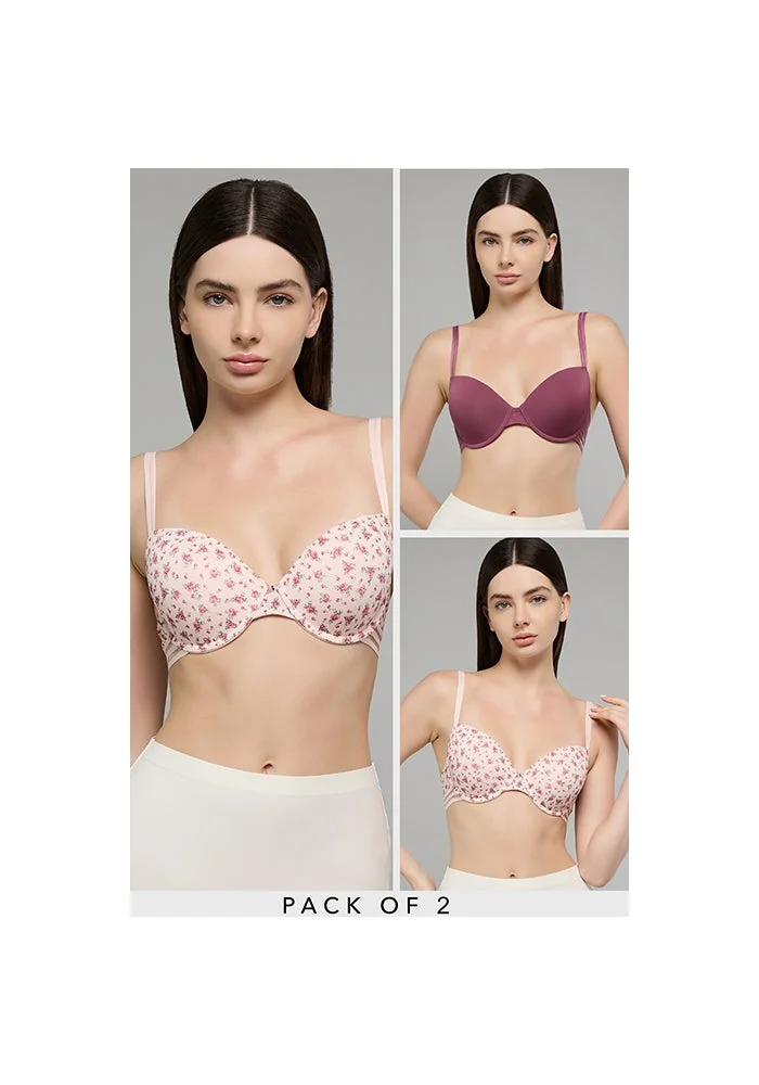 2 Pack T-Shirt Bras