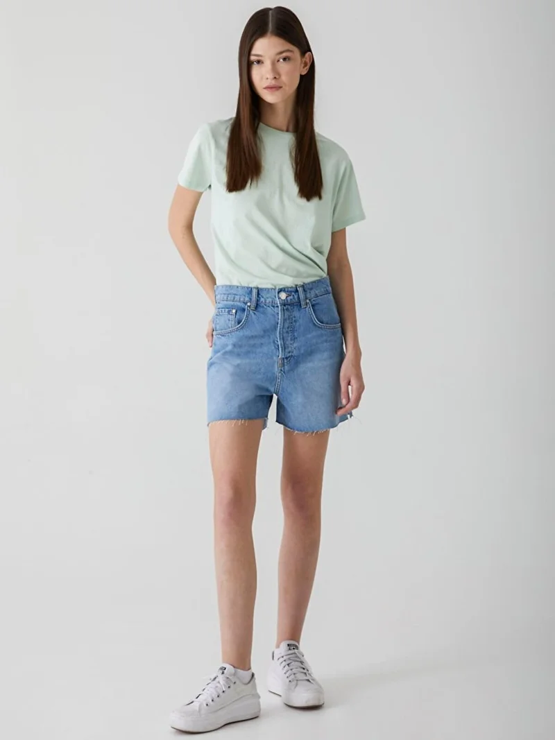 ال تي بي Women Deana High Waist Jean Shorts