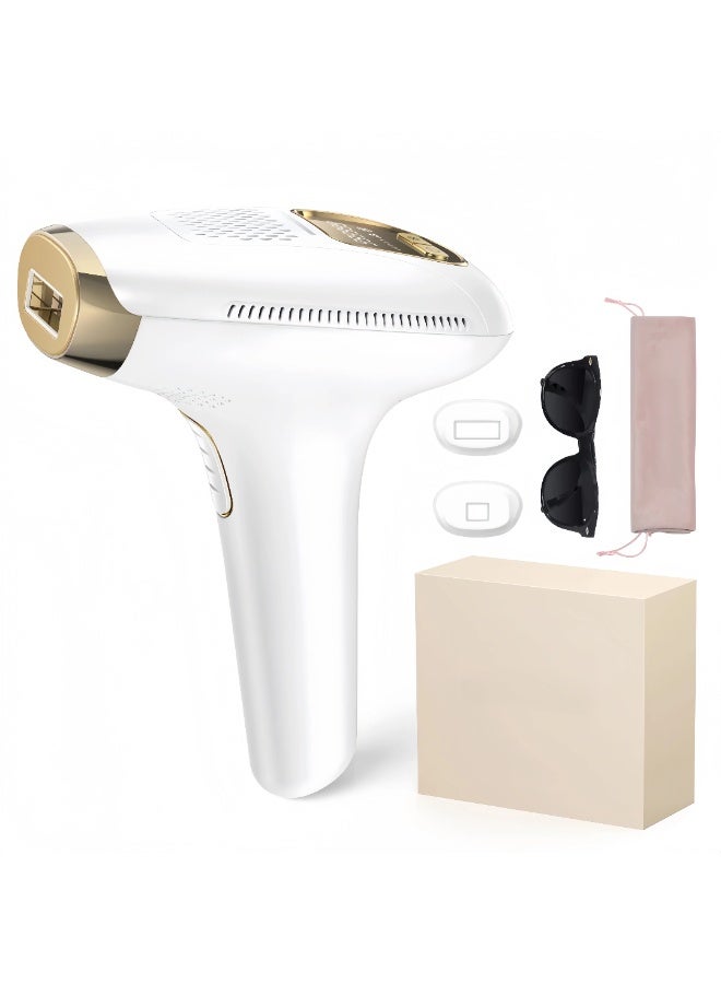 BLOOMING TIME Laser Hair Removal Device, At-Home Permanent Hair Remover with Ice Cooling for Painless & Private Use, Salon Results for Full Body (Face Legs Bikini), Salon Results at Home - Image 1
