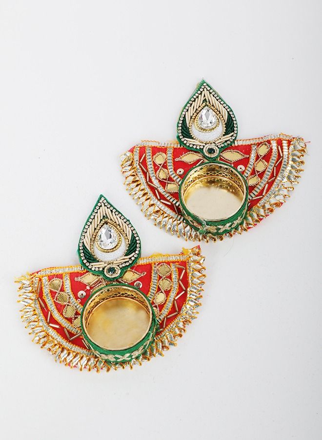 مدهور حامل شمع فاخر 8 سم