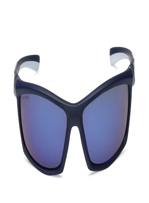 fastrack Black Wraparound Men Sunglasses (P395BU3|64)