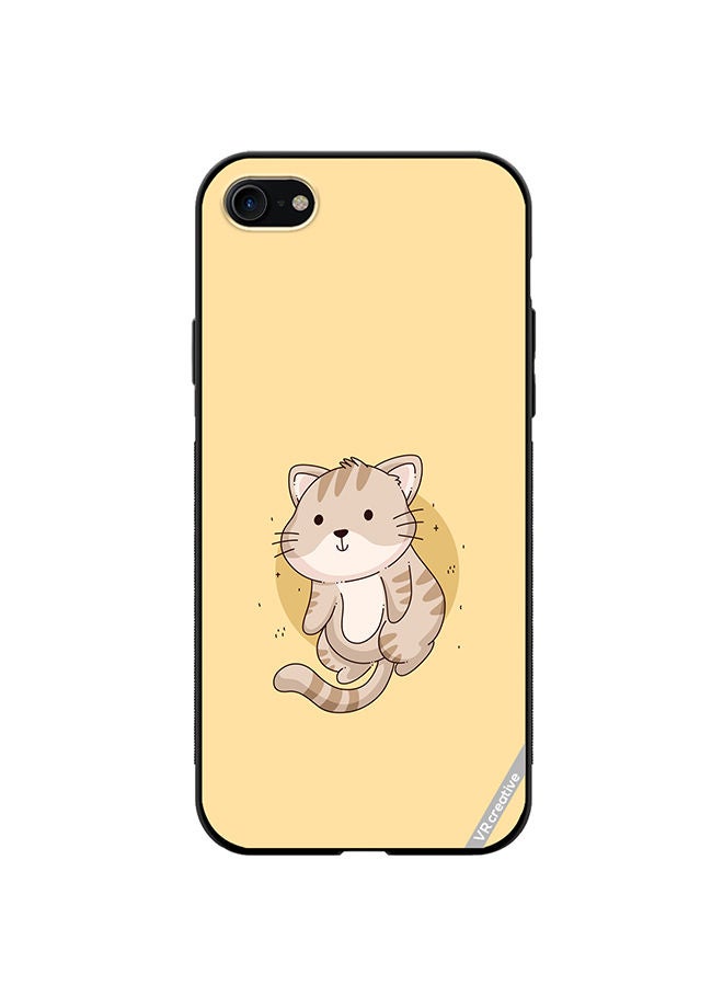 Protective Case Cover For Apple iPhone 7/8/SE 2020 Cutie Cat Design Multicolour