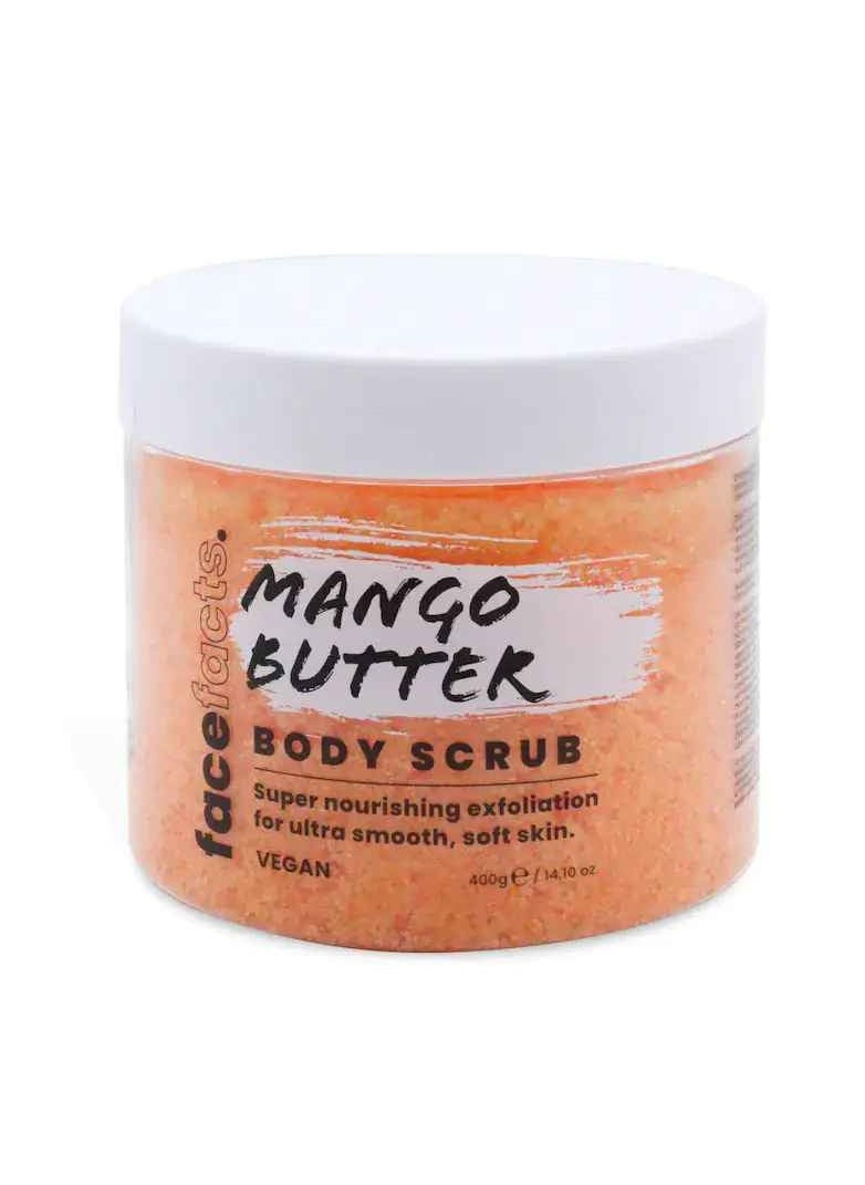 facefacts Body Scrub With Mango Butter To Soften The Skin And Remove Dead Body Cells 400 Ml  - Image 1