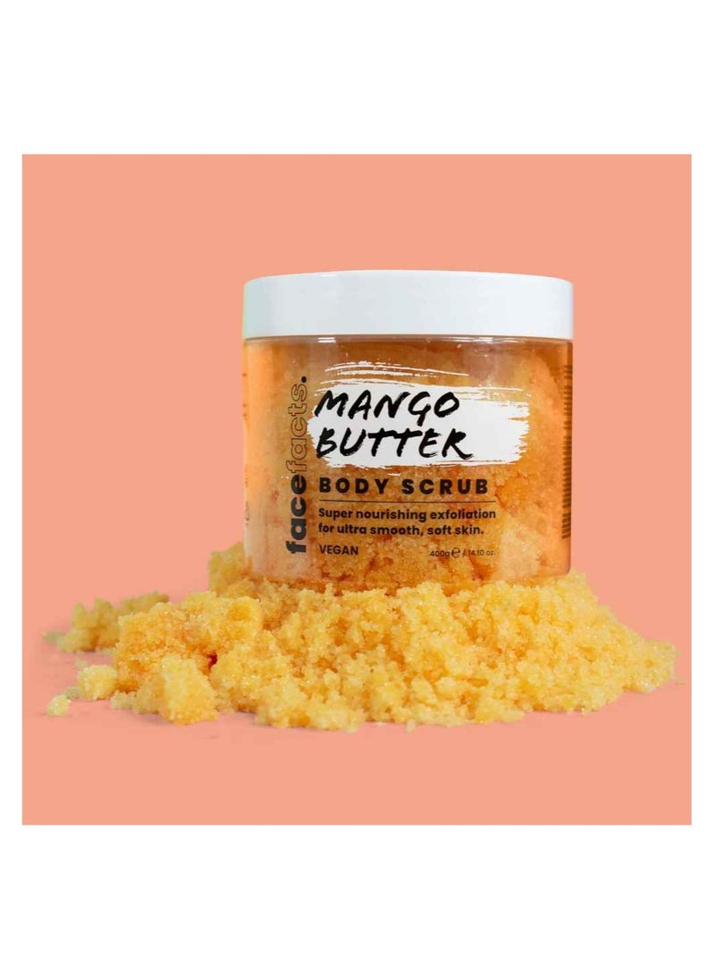 facefacts Body Scrub With Mango Butter To Soften The Skin And Remove Dead Body Cells 400 Ml  - Image 2