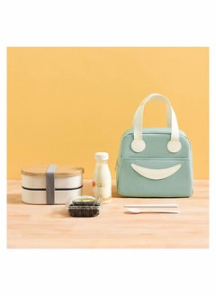 KASTWAVE Lunch Bag for Womens and Mens, Reusable Insulated Cooler Lunch Bag (Blue)  - Image 2