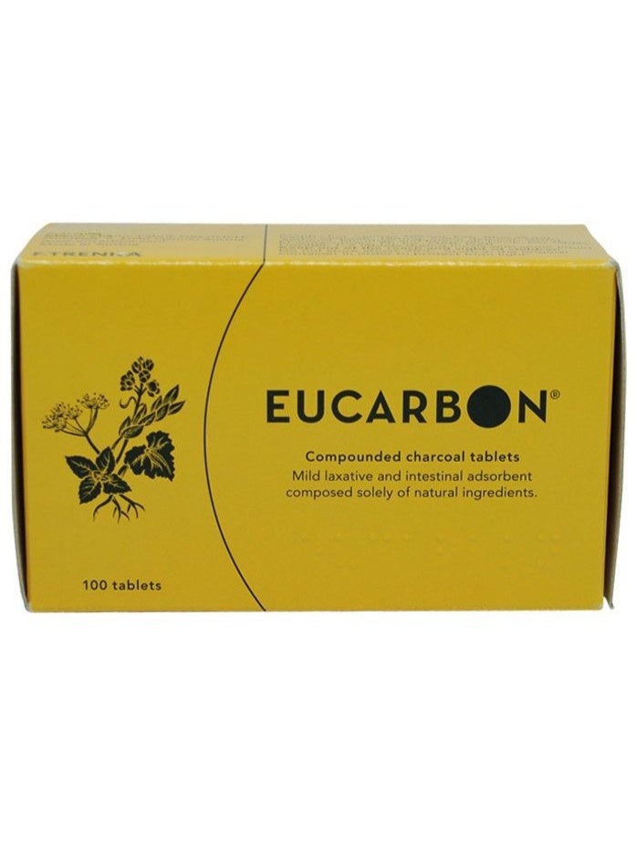 Eucarbon 100 Tablets – For Constipation, Bloating & Digestive Comfort - Image 2