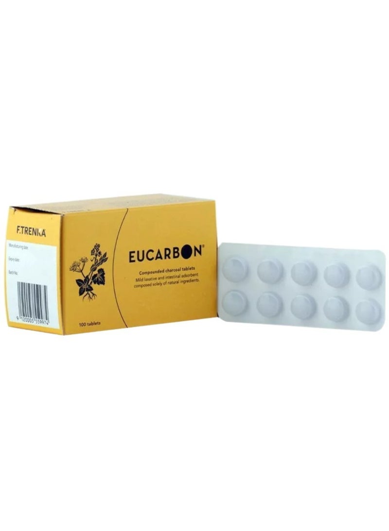 Eucarbon 100 Tablets – For Constipation, Bloating & Digestive Comfort - Image 4