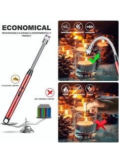 Generic Lighter - - electric flameless rechargeable USB port with long flexible neck suitable for kitchen lights gas stoves barbecue  - Image 2
