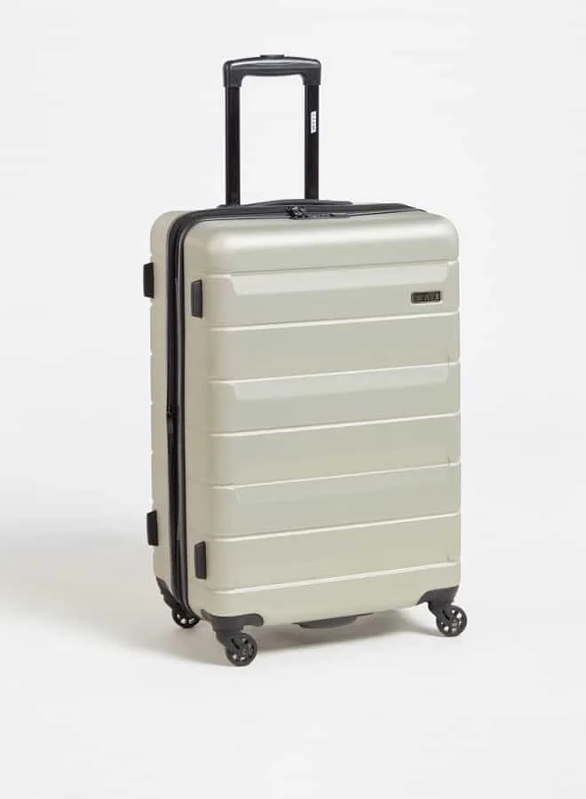 Wave Textured Hardcase Luggage Trolley Bag with Retractable Handle - Set of 3