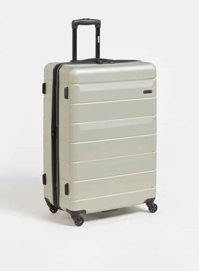 Wave Textured Hardcase Luggage Trolley Bag with Retractable Handle - Set of 3