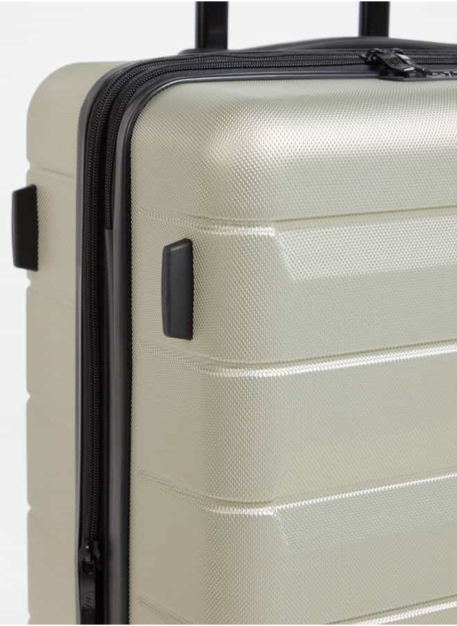 Wave - Textured Hardcase Luggage Trolley Bag with Retractable Handle - Set of 3 - Image 1