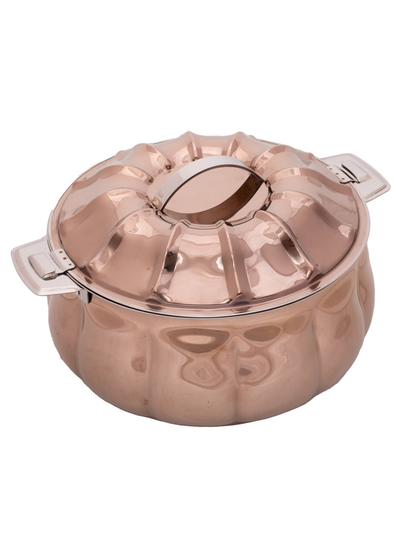 ZOLTEN - Stainless Steel Capsicum Hotpot 1.5 Liters Rose Gold Colour - Image 1